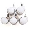 Ranqer -  Set di rotelle per sedia da gaming - Bianco sticky