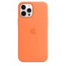 Apple - Cover MagSafe in Silicone per iPhone 12 Pro Max - Kumquat sticky