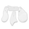 Ranqer - Set coperchi regolatori angolari per Felix - Bianco sticky