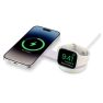 Twelve South - ButterFly SE 2-in-1 Caricabatterie Wireless Qi2 - Bianco sticky