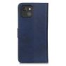 Casecentive - Custodia a portafoglio in pelle con chiusura a scatto per iPhone 13 Mini - Blu sticky
