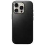 Nomad - Custodia in Pelle Modern per iPhone 16 Pro Max - Nera Horween sticky