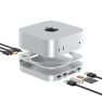 Casecentive 8-in-1 Hub HDMI in Alluminio - Supporto per Mac Mini M4/M4 Pro sticky