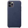 Apple - Cover in pelle per iPhone 11 Pro - Midnight Blue sticky