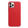 Apple Leather MagSafe Case iPhone 12 / 12 Pro Red sticky