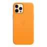 Apple Leather MagSafe Case iPhone 12 Pro Max California Poppy sticky