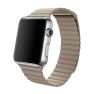 Apple Leather Loop Apple Watch medium 42mm / 44mm / 45mm / 49mm Stone sticky