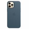 Apple Leather MagSafe Case iPhone 12 Pro Max Baltic Blue sticky