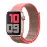 Apple Sport Loop - Cinturino per Apple Watch 42mm / 44mm / 45mm / 49mm - Neon Pink sticky
