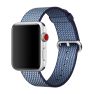Apple Woven Nylon - Cinturino per Apple Watch 42mm / 44mm / 45mm / 49mm - Midnight Blue sticky