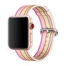 Apple Woven Nylon - Cinturino per Apple Watch 42mm / 44mm / 45mm / 49mm - Pink Stripe sticky
