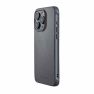 Mujjo - Cover Impact Case con MagSafe per iPhone 15 Pro Max - Blu acciaio sticky