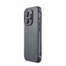 Mujjo - Cover Impact Case con MagSafe per iPhone 15 Pro - Blu acciaio sticky
