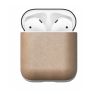 Nomad - Case in pelle per AirPods - Marrone naturale sticky