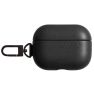 Mujjo - Custodia Echelon in pelle per AirPods Pro (1 & 2) - Nero sticky