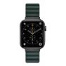 LAUT - Cinturino Novi Loop in pelle per Apple Watch 42mm / 44mm / 45mm / 49mm - Pine Green sticky