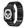 LAUT - Cinturino LINKS 2.0 in acciaio inossidabile per Apple Watch 42mm / 44mm / 45mm / 49mm - Black sticky