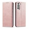 Casecentive Leren Wallet Luxe - Cover Samsung Galaxy S21 Plus - Rosa sticky