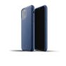 Mujjo - Cover in Pelle per iPhone 11 Pro - Blu sticky