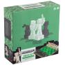 Minecraft Chess Set Overworld Heroes vs. Hostile Mobs sticky