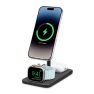 Twelve South HiRise 3 Deluxe - Supporto di Ricarica 3-in-1 Nero sticky