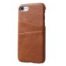 Casecentive Leren Wallet - Cover per iPhone 7 / 8 / SE 2020 - Marrone sticky