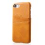 Casecentive Leren Wallet - Cover per iPhone 7 / 8 / SE 2020 - Marrone chiaro sticky