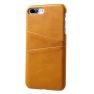 Casecentive Leren Wallet - Cover per iPhone 7 / 8 Plus - Marrone chiaro sticky