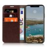 Casecentive Leren Wallet Luxe - Cover iPhone 11 - Marrone sticky