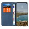 Casecentive Leren Wallet - Cover per Samsung Galaxy S10e - Blu sticky