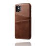 Casecentive Leren Wallet - Cover per iPhone 12 Pro Max - Marrone sticky