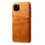 Casecentive Leren Wallet - Cover per iPhone 11 - Marrone chiaro sticky