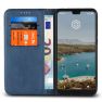 Casecentive Leren Wallet - Cover per Huawei P20 Pro - Blu sticky