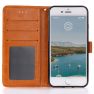 Casecentive Leren Wallet - Cover iPhone 7 / 8 / SE 2020 - Marrone sticky
