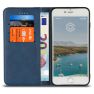 Casecentive Leren Wallet - Cover iPhone 7 / 8 Plus - Blu sticky