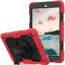 Casecentive - Custodia Rigida con Impugnatura per iPad 2017 / 2018 - Rossa sticky