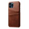 Casecentive Leren Wallet - Cover per iPhone 14 - Marrone sticky