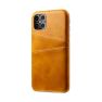 Casecentive Leren Wallet - Cover per iPhone 12 Mini - Marrone chiaro sticky