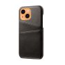 Casecentive Leren Wallet - Cover per iPhone 13 - Nera sticky