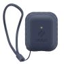 Catalyst - Custodia con Cordino per AirPods 1 / AirPods 2 - Blu Notte sticky