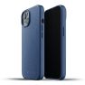 Mujjo - Custodia in Pelle per iPhone 13 - Blu sticky