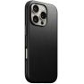 Nomad - Cover in pelle Modern Leather per iPhone 16 Pro - Nero sticky