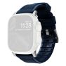 Nomad Rugged - Cinturino Sportivo per Apple Watch 42mm / 44mm / 45mm / 49mm - Blu Atlantico / Argento sticky