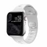 Nomad - Cinturino Sport Slim per Apple Watch 42mm / 44mm / 45mm / 49mm - Bianco sticky