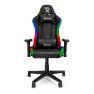 Ranqer Aura - Sedia da gaming con LED RGB - Nera sticky