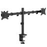 Ranqer - Braccio per monitor doppio - Nero sticky