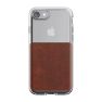 Nomad - Cover trasparente per iPhone 7 / 8 Plus - Marrone sticky