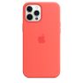 Apple - Cover MagSafe in Silicone per iPhone 12 Pro Max - Pink Citrus sticky