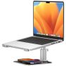 Twelve South - HiRise Pro Supporto in Alluminio per Laptop con MagSafe - Nero sticky