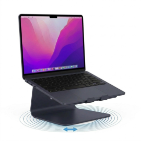 Rain Design - mStand 360 Supporto per Laptop con base girevole - Midnight